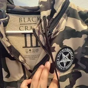 Blackcraft Cult Sweaters Blackcraft Cult Baphomet Camo Hoodie